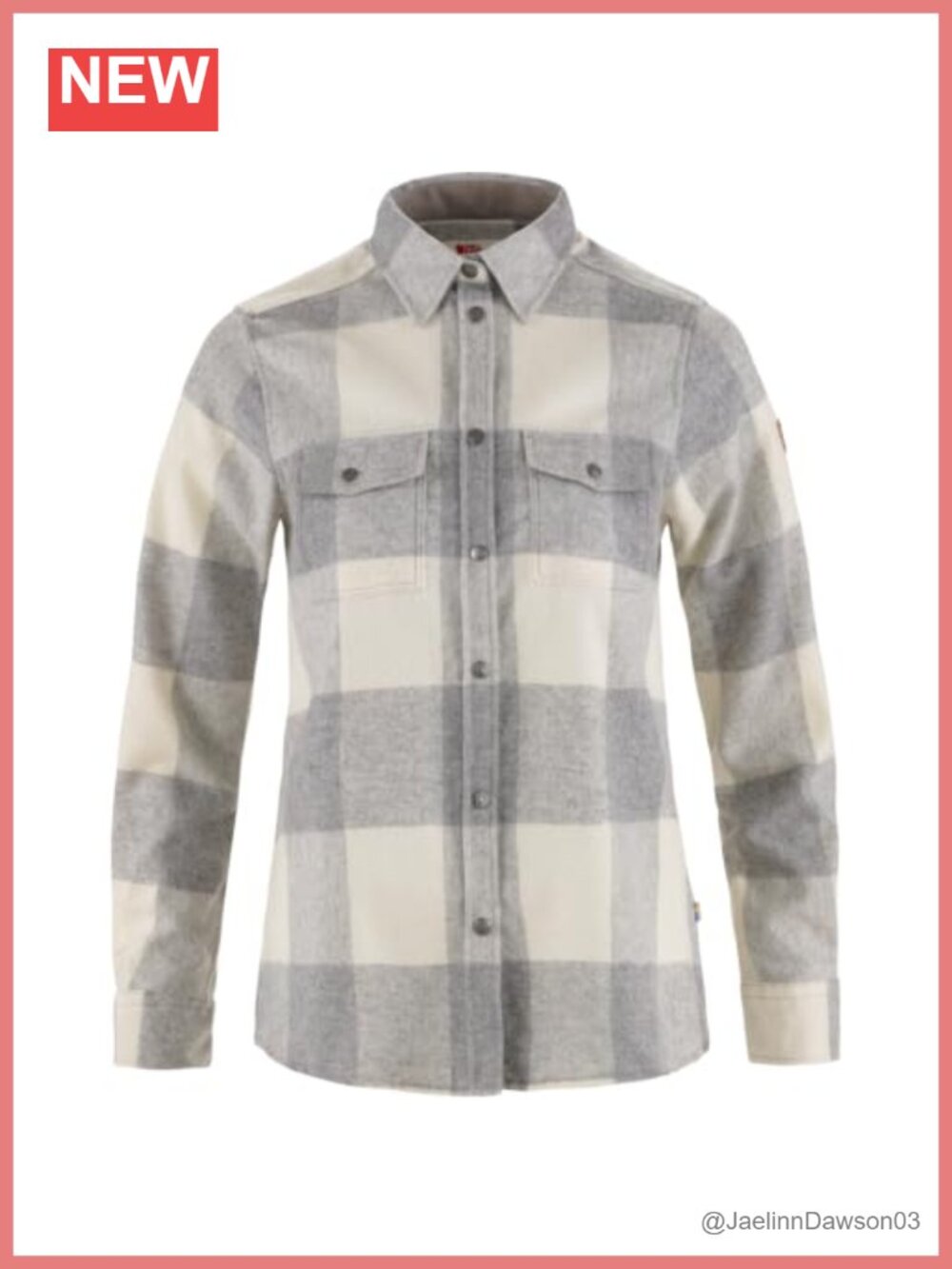 Fjallraven Wool Blend Relaxed Fit Long Sleeve Button-Down Shirt